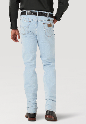 Wrangler Bleach Cowboy Cut Active Flex Jeans Men's Denim Jeans Light Wash Pants Jincy's Tripp
