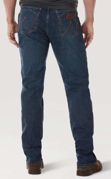 Wrangler Portland Retro Slim Fit Straight Leg Dark Denim Jeans Denim Men's Jincy's Tripp