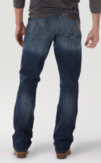 Wrangler JH Wash Retro Relaxed Fit Bootcut Jean Men's Dark Wash Jeans Denim Work Pants Jincy's Tripp