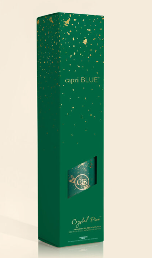 Capri Blue | 8oz Glimmer Reed Diffuser - Crystal Pine