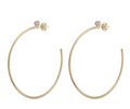 Sheila Fajl | Briana Hoops - Brushed 18k Gold Plated