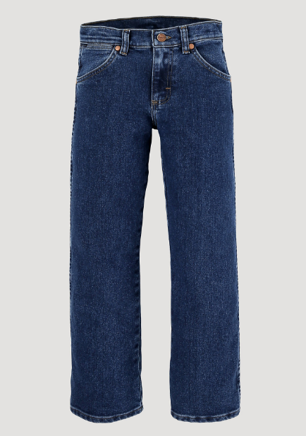 Wrangler Boys Cowboy Cut Active Flex Stonewash Boy's Jeans Denim Youth Dark Denim Jincy's Tripp Pants