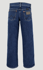 Wrangler Boys Cowboy Cut Active Flex Stonewash Boy's Jeans Denim Youth Dark Denim Jincy's Tripp Pants