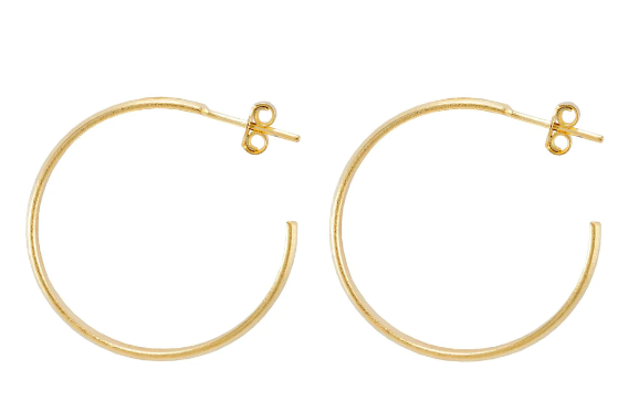 Sheila Fajl | Alana Hoops - Brushed 18K Gold Plated