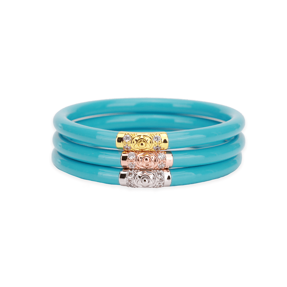 BuDhaGirl Three Kings All Weather Bangles Turquoise Jincy's Gift