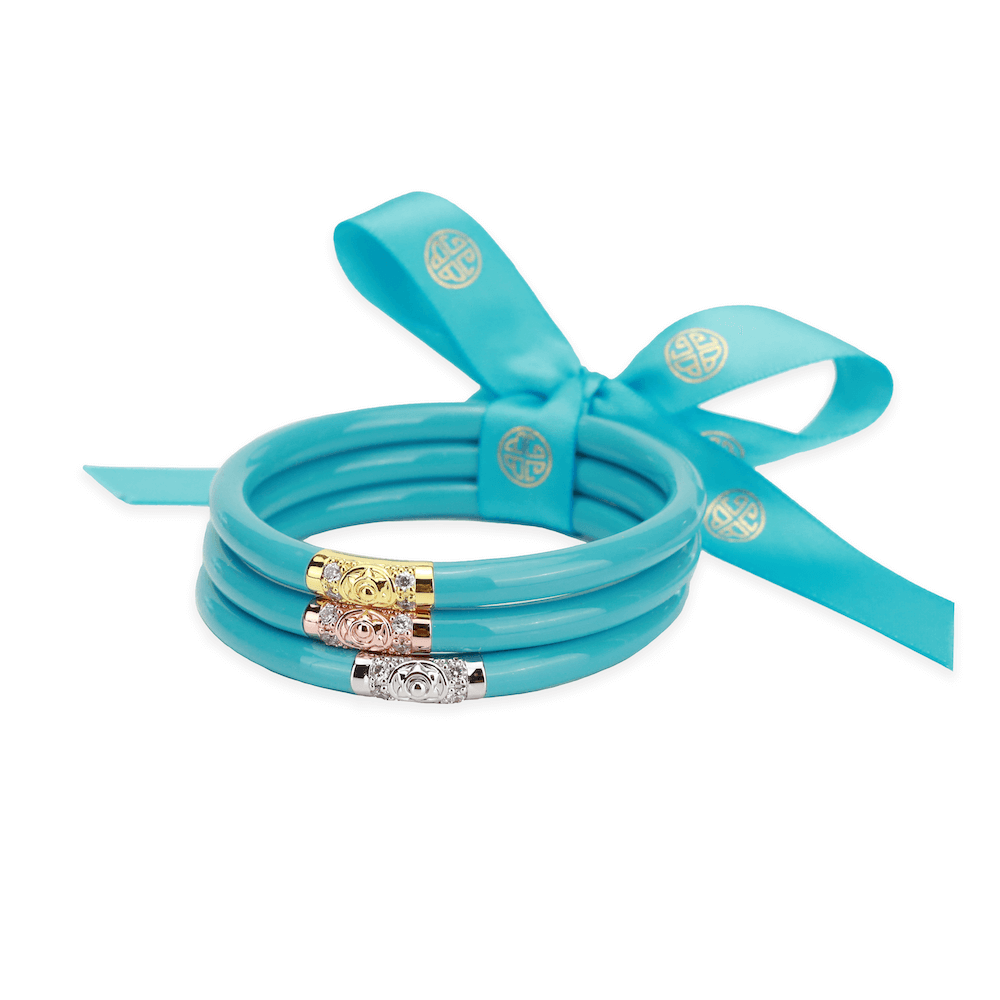 BuDhaGirl Three Kings All Weather Bangles Turquoise Jincy's Gift