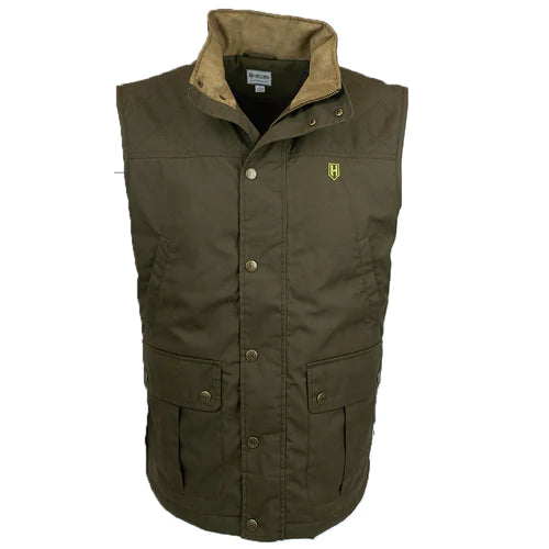 Heybo | Moorland Waxed Vest - Brown