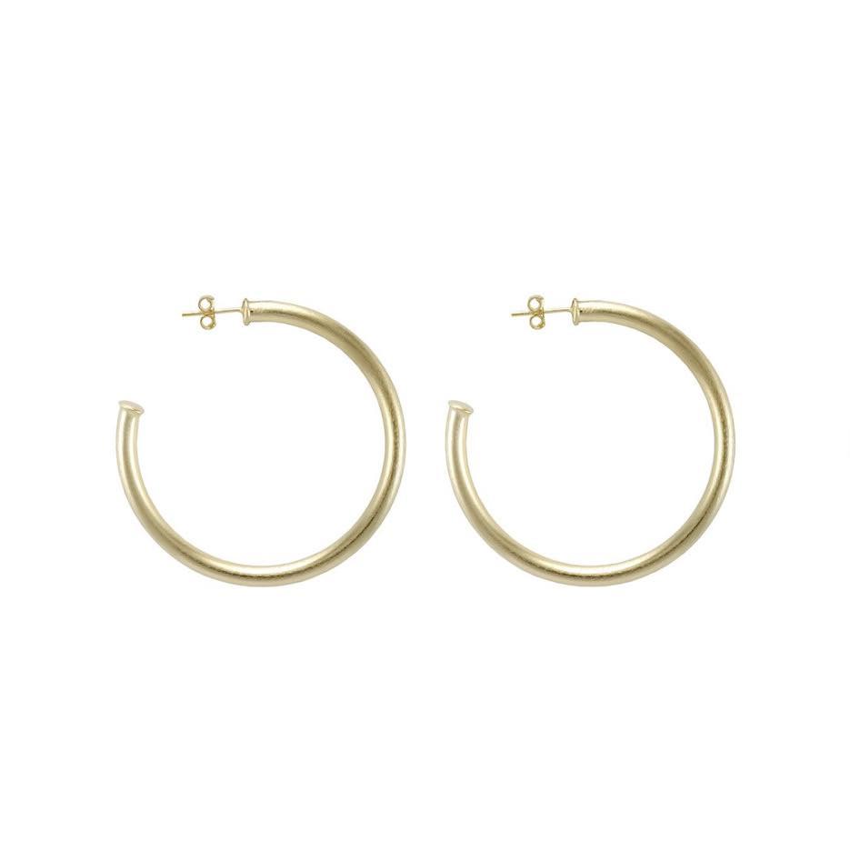 Sheila Fajl | Petite Everybody's Favorite Hoops - Brushed 18K Gold Plated