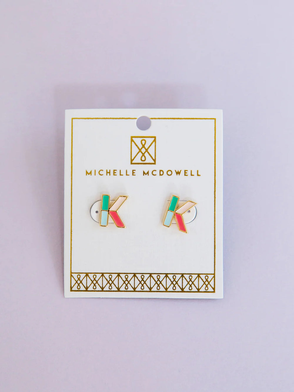Michelle McDowell | Olivia Luxe Initial Earrings