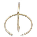 Sheila Fajl | Rihanna Hoops - Brushed 18K Gold Plated