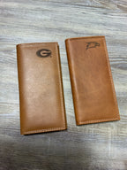 Zep-Pro | Men's Embossed Leather Wallet-Checkbook