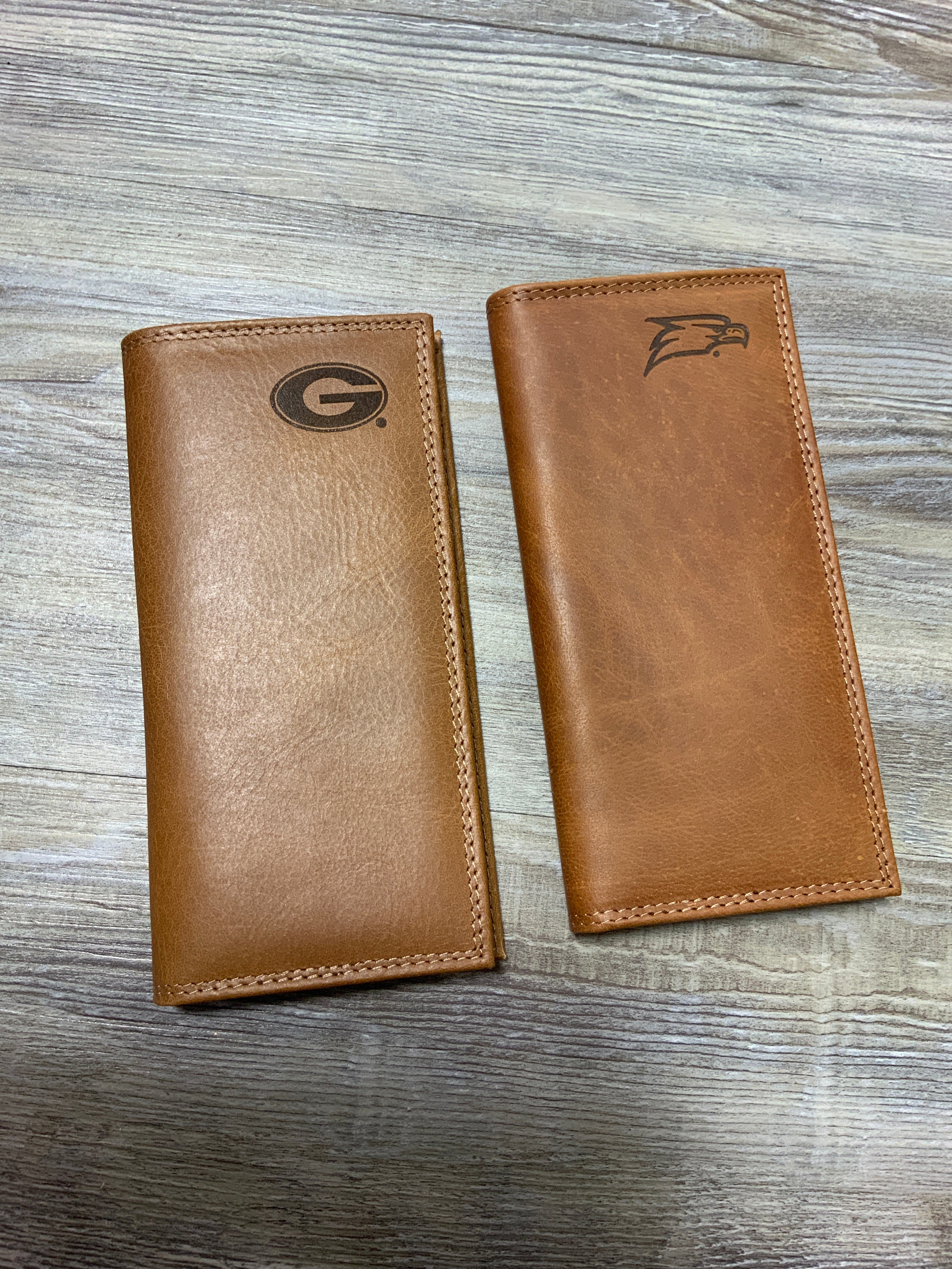 Zep-Pro | Men's Embossed Leather Wallet-Checkbook