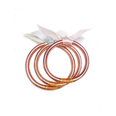 BudhaGirl Baby & Girls Rose Gold All Weather Bangles Jincy's Gift