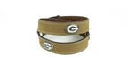 Zep-Pro | UGA Leather Concho Belt - Light Brown